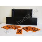 ADR tábla cserélhető számokkal