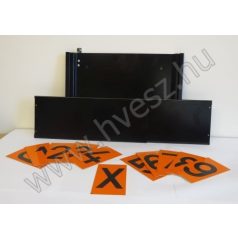 ADR tábla cserélhető számokkal