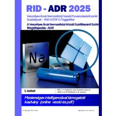 ONLINE !!!  RID-ADR 2025 Szabályzat 