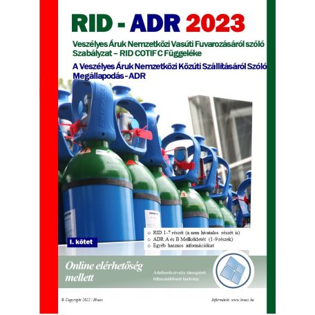 RID-ADR 2023 Szabályzat