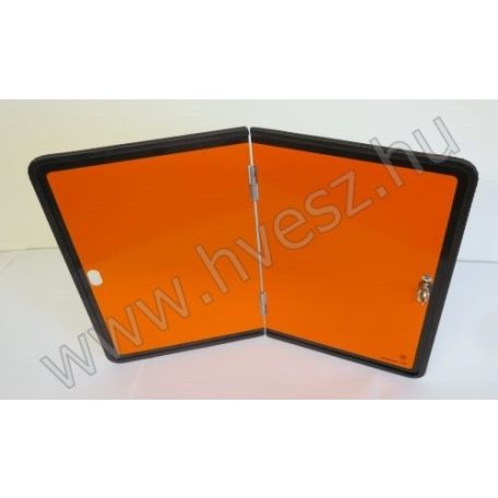 ADR tábla - számnélküli, összecsukható (400x300)