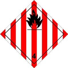 Veszélyességi bárca 260x260 4.1